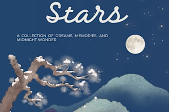 design a professional book cover and novel cover