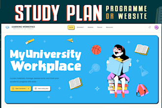 create a custom offline study planner and student dashboard