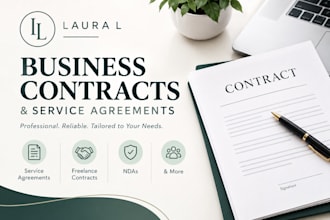 draft or review US business contracts and service agreements