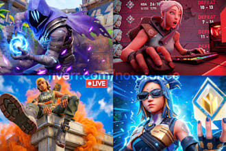 design the most eye catching 3d valorant thumbnail