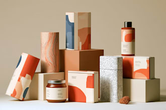 modern and professional packaging design