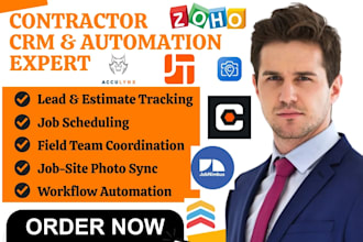 setup acculynx jobber jobnimbus zoho jobtread servicetitan fieldpulse companycam