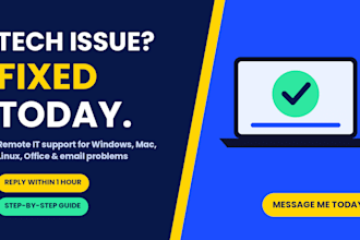 provide quick fix remote IT support