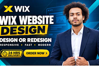 create wix website design redesign wix edit build wix website revamp wix website