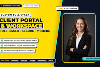 build custom client portal, agency workspace and admin dashboard