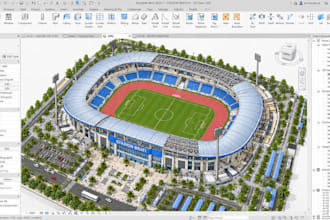 create revit 3d bim models and drawings