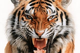 create realistic animal illustration