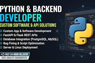 fix python API bugs, fastapi endpoints, or flask scripts