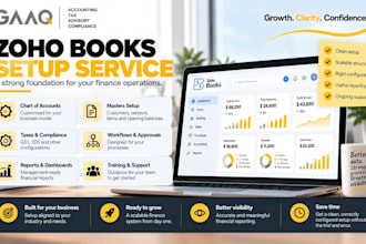 migration to zoho books with a clean chart of accounts