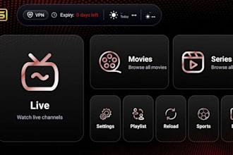 white label iptv app with logo branding, multi dns panel for tivimate ibo player