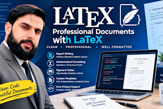 do latex typesetting, formatting, in overleaf