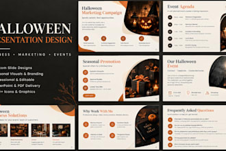 design a halloween presentation for your event or business