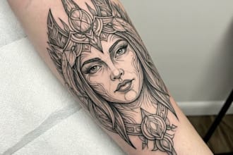 design a unique custom tattoo design