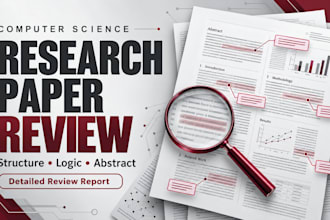 review your computer science research paper structure and logic