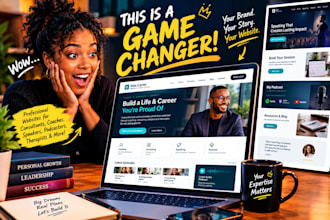 wix consultant website design, coach website, speaker and therapy website design
