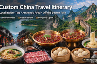 design your personalized china travel plan and route guide
