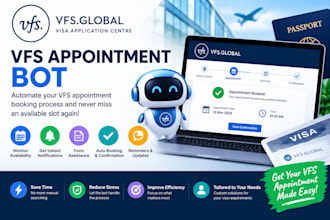 setup appointment booking bot,appointment bot,vfs appointment,vfs,booking bot