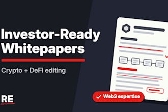 edit and fact check your crypto whitepaper or defi article