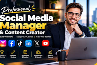 be your social media manager and content creator