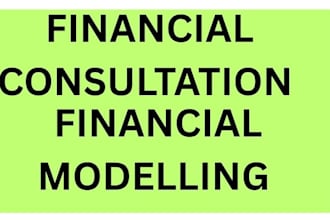 do financial consultation, financial modelling