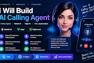 build ai calling agent ai voice agent retell ai agent vapi ai agent ghl agent