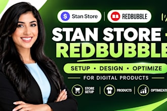 stan store, stan store marketing, stan store setup, redububble, beacons ai
