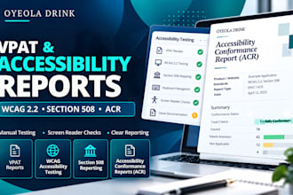 create a vpat acr report for wcag and section 508