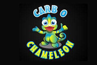 design mascot cookie food company logo