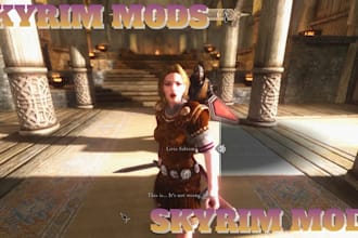 make a custom skyrim follower mod, quest mod, race and companion