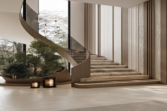 3d staircase staircase design spiral staircase 3d rendering stair design autocad