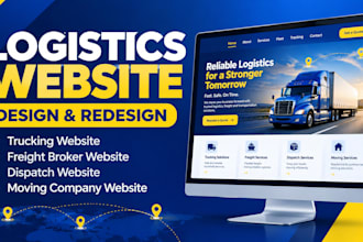 do logistics, trucking, dispatch and moving company websites