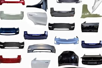 build automotive car part custom bumper car body kit fender car metal for print