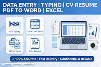 do data entry and typing work