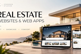 build a modern real estate website, property listing web app