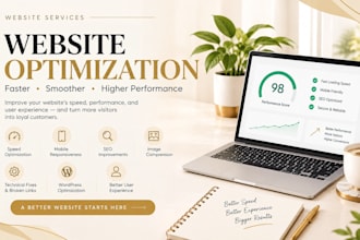 l optimize website speed, performance, and user experience
