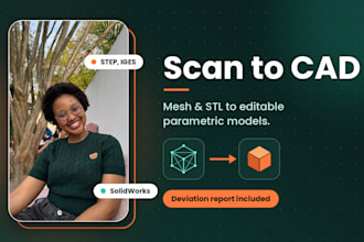 convert your 3d scan or stl into a manufacturing ready parametric cad model