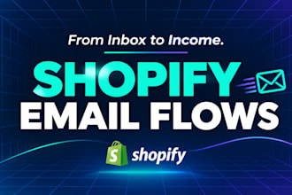 create kalviyo email marketing flows for shopify store