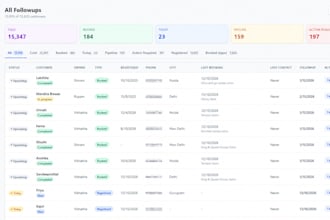 build a custom CRM or business web app for your team