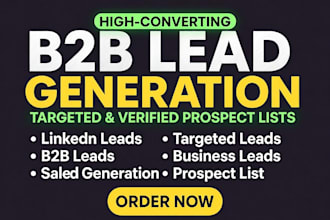 targeted b2b lead generation a industry email list marketing