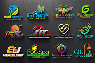 create stunning 2d and 3d logo designs for your brand or business