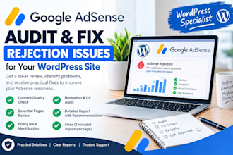 audit your website and fix google adsense rejection issues