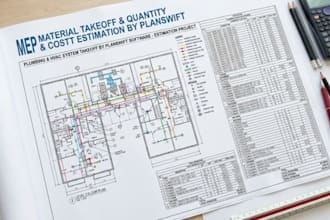 do mep cost estimation and material takeoff for building projects