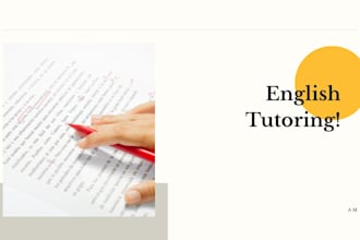 tutor you in english