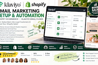 setup klaviyo email marketing shopify ecommerce marketing klaviyo email flows