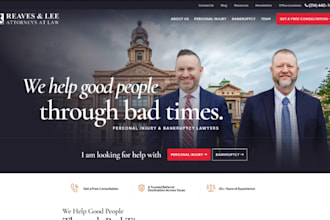 design wordpress law firm website lawyer consultation practice areas website