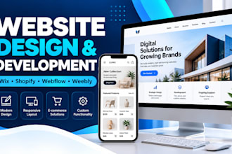 create wix shopify wizishop sitew weweb weebly webflow figma website developer