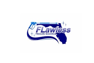 design fresh pressure washing company logo
