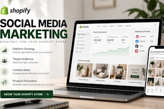 create a shopify social media marketing strategy for your business