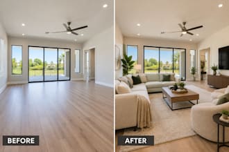 do virtual staging virtual furniture and virtual renovation for your listing