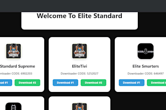 make an app store for all of your iptv apps